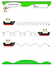 Çizgi Çalışma Sayfaları